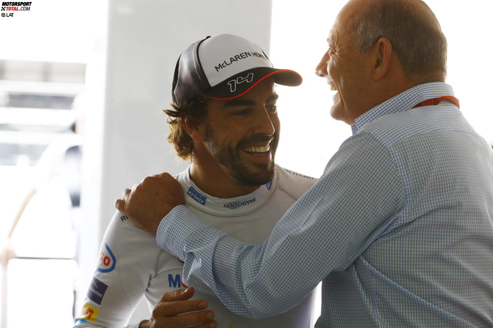 Fernando Alonso (McLaren) und Ron Dennis 