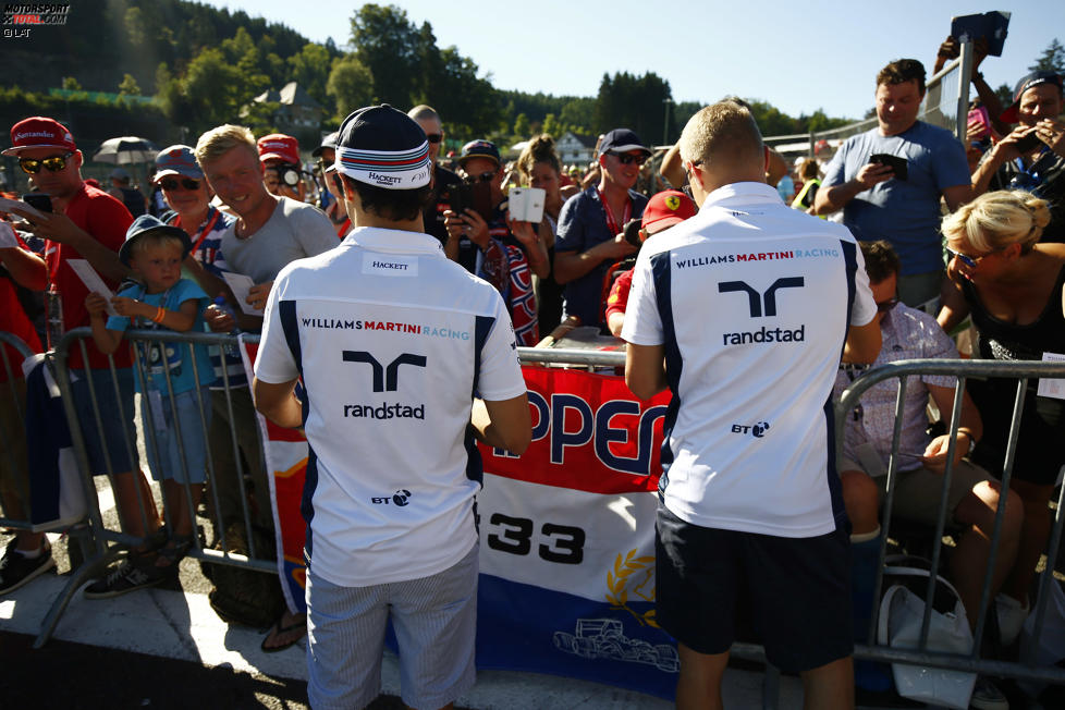 Felipe Massa (Williams) und Valtteri Bottas (Williams) 