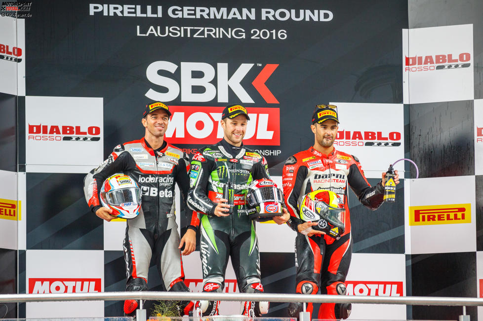 Alex de Angelis, Jonathan Rea & Xavi Fores