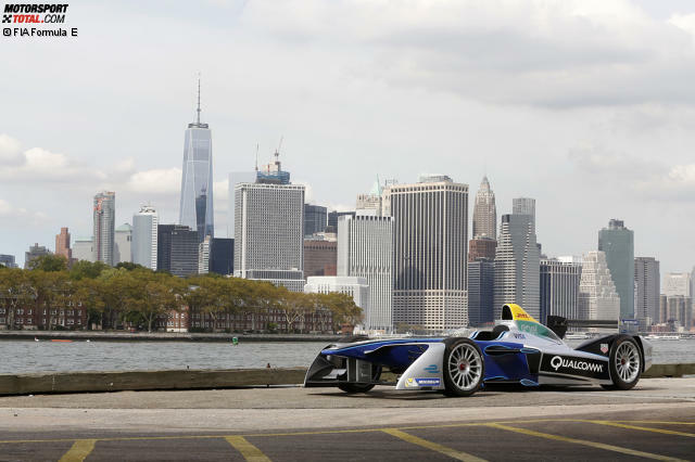 Die Formel E kommt nach New York: Vor der malerischen Kulisse Manhattans findet erstmals ein Rennen im &quot;Big Apple&quot; statt.