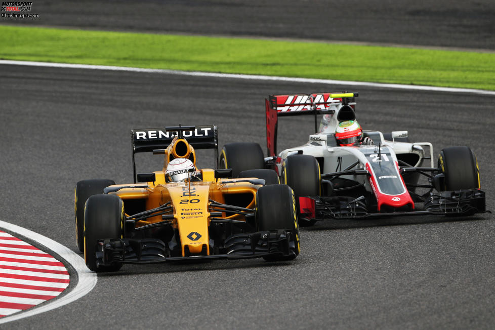 Kevin Magnussen (Renault) und Esteban Gutierrez (Haas) 