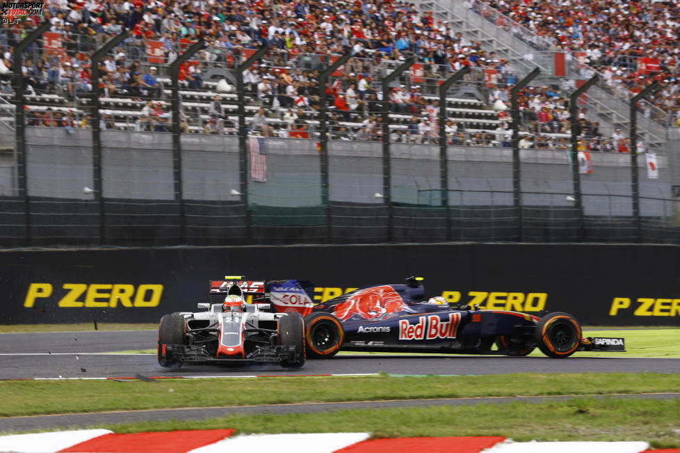 Esteban Gutierrez (Haas) und Carlos Sainz (Toro Rosso) 