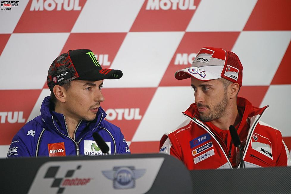 Jorge Lorenzo und Andrea Dovizioso 