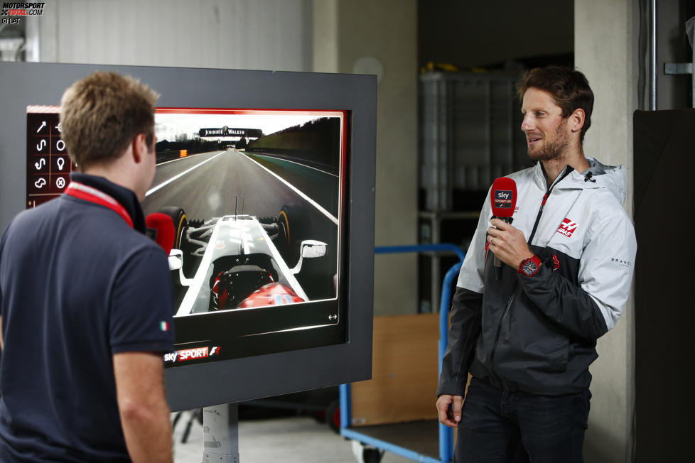 Romain Grosjean (Haas) und Davide Valsecchi 