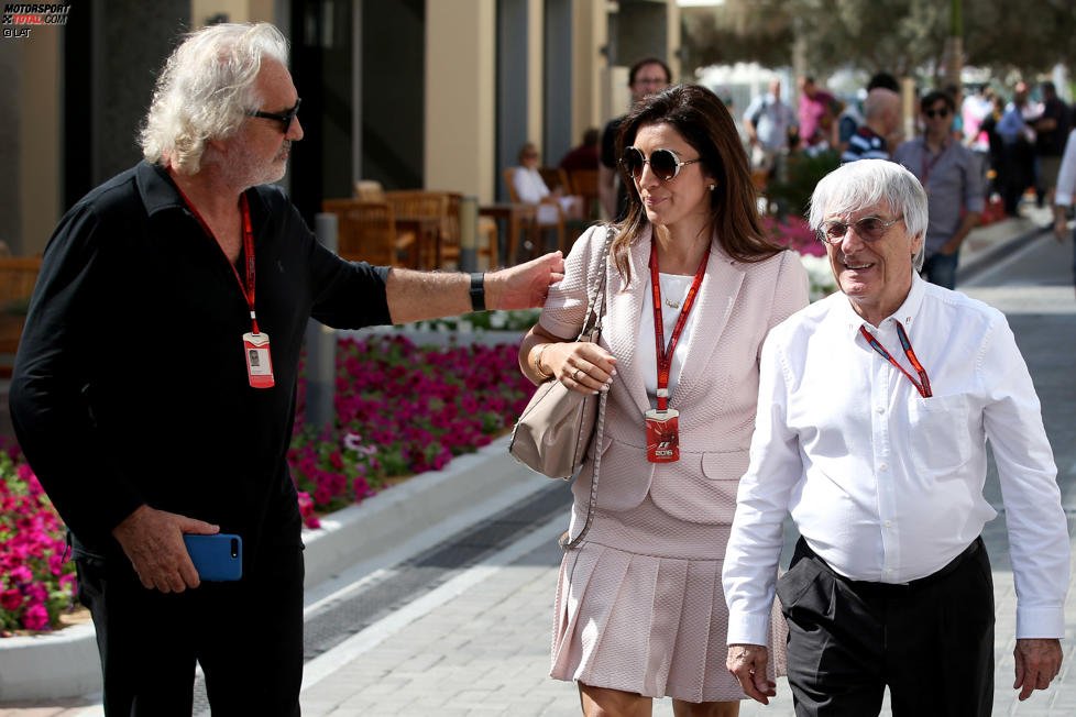 Flavio Briatore und Familie Ecclestone 