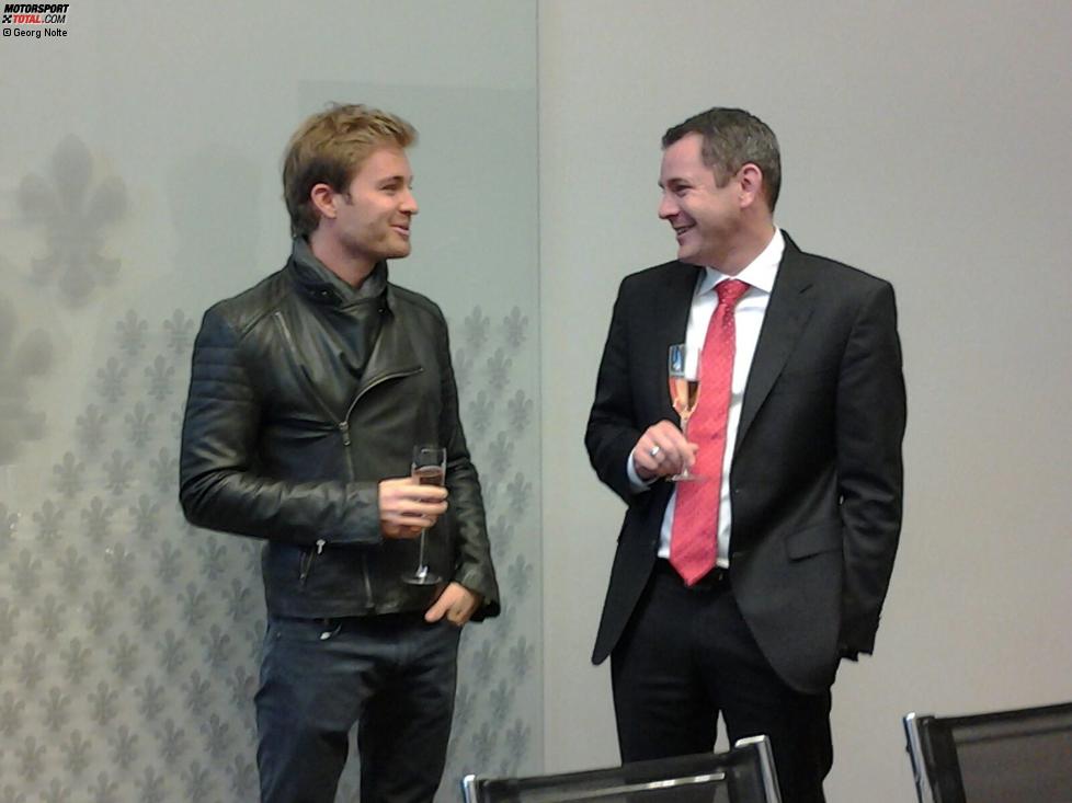 Nico Rosberg und Oberbürgermeister Sven Gerich