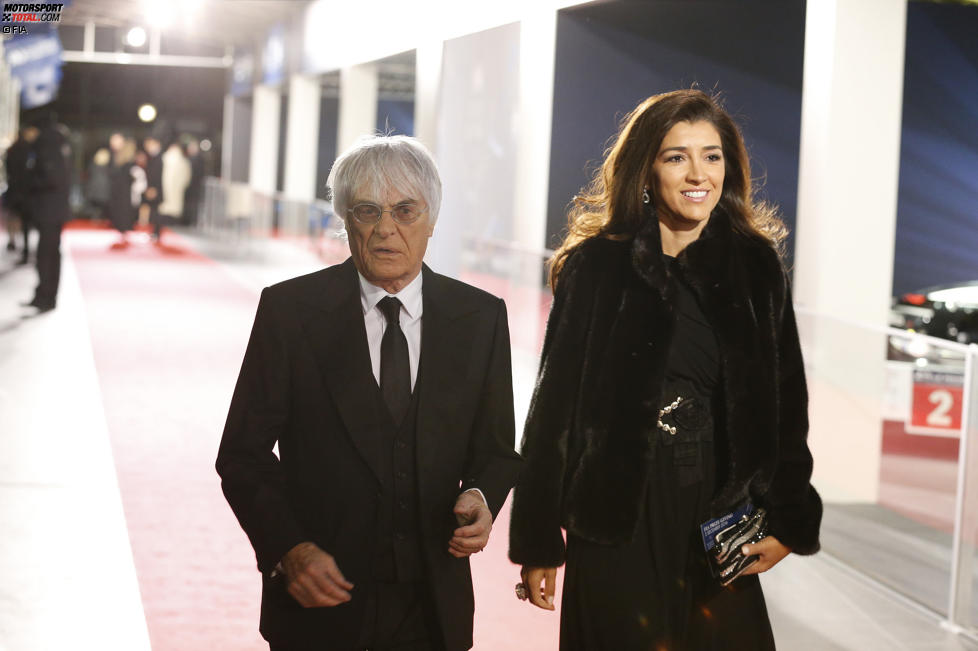 Bernie Ecclestone und Ehefrau Fabiana Fiosi