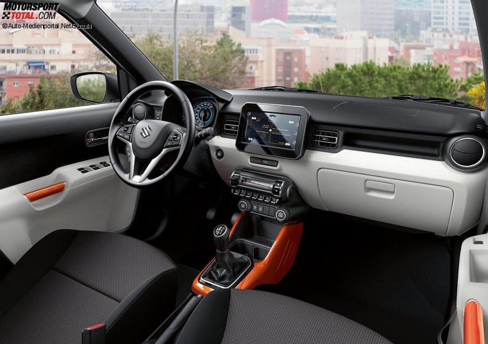 Innenraum und Cockpit des Suzuki Ignis 2017