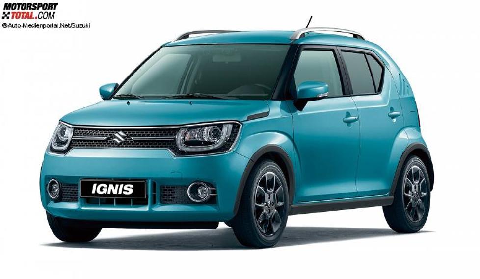 Suzuki Ignis 2017 Farben: Neon Blue Metallic