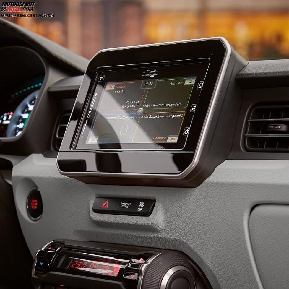 Interieur - Innenraum-Details des Suzuki Ignis 2017