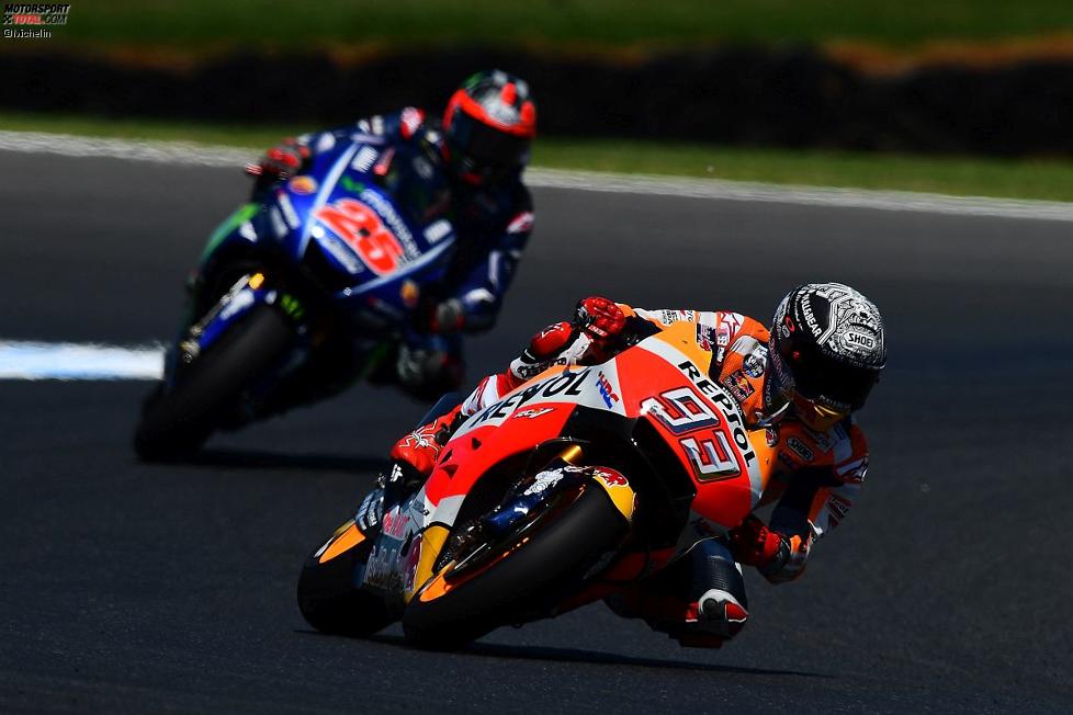 Marc Marquez vor Maverick Vinales 