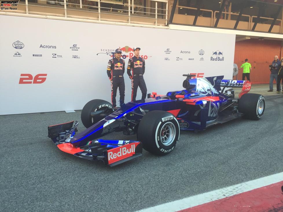 Carlos Sainz und Daniil Kwjat (Toro Rosso) 