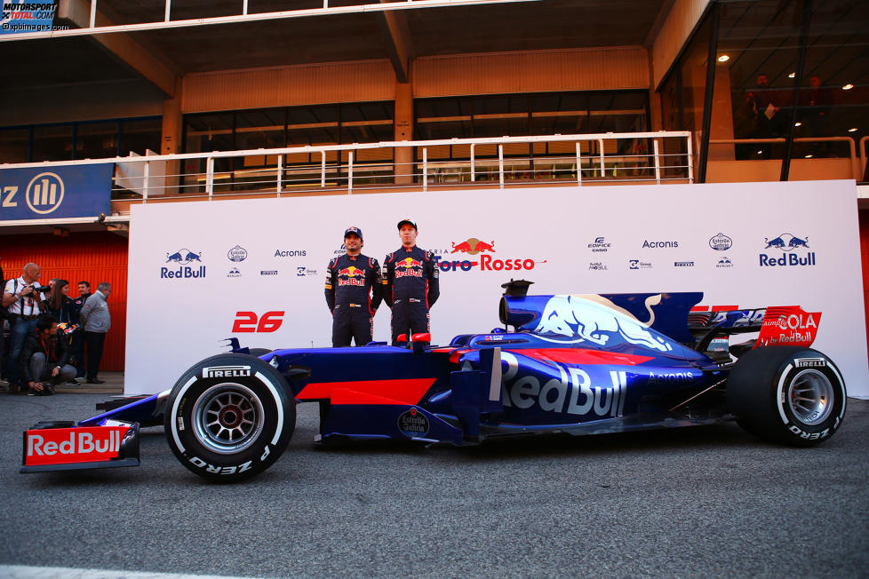 Carlos Sainz und Daniil Kwjat (Toro Rosso) 