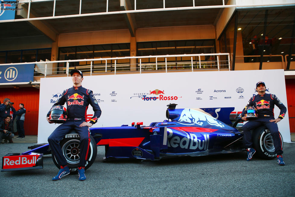 Daniil Kwjat und Carlos Sainz (Toro Rosso) 