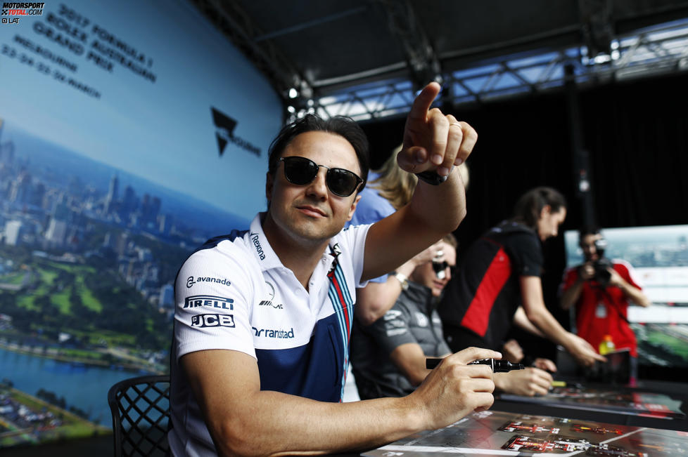 Felipe Massa (Williams) und Stoffel Vandoorne (McLaren) 