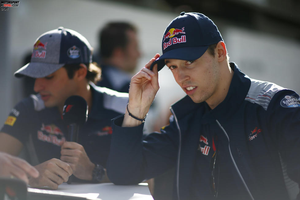 Daniil Kwjat (Toro Rosso) und Carlos Sainz (Toro Rosso) 