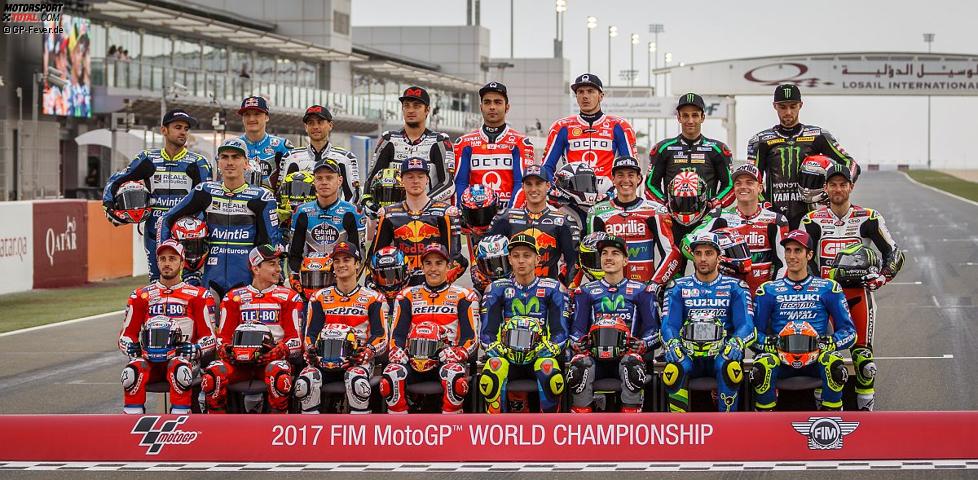Die MotoGP-Fahrer 2017