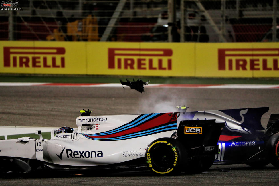 Lance Stroll (Williams) und Carlos Sainz (Toro Rosso) 