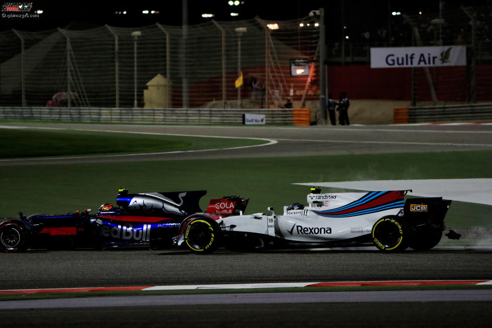 Lance Stroll (Williams) und Carlos Sainz (Toro Rosso) 