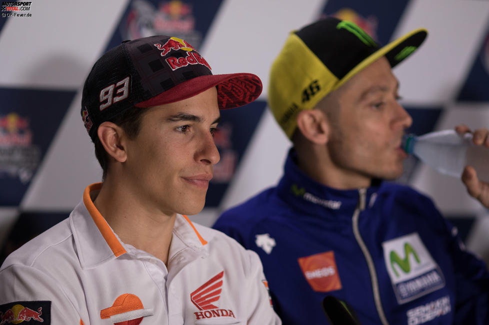 Marc Marquez und Valentino Rossi 