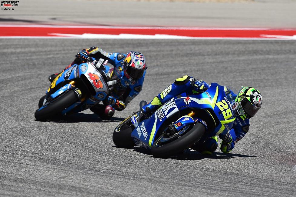 Andrea Iannone vor Jack Miller 