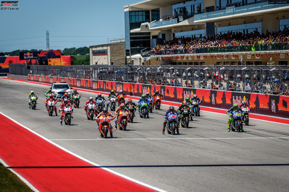 MotoGP Start in Austin