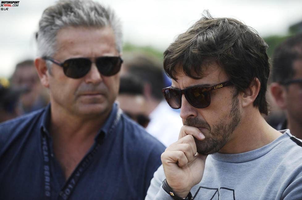 Gil de Ferran und Fernando Alonso (McLaren) 