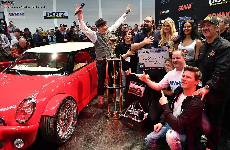 European Tuning Showdown, Verleihung Award. Platz 1 belegte Mirko Tacchi aus Italien mit seinem Mini 