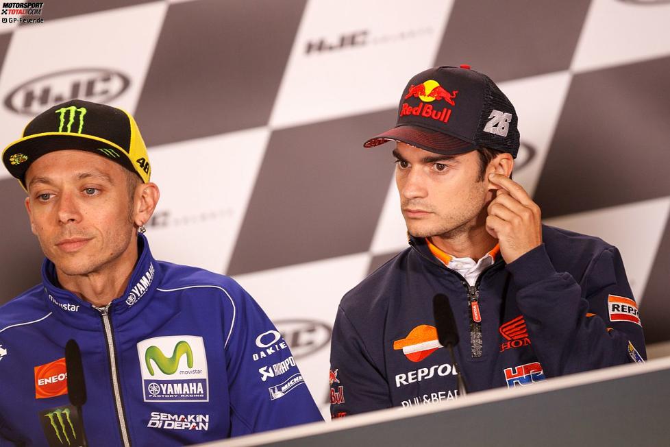 Valentino Rossi und Daniel Pedrosa 
