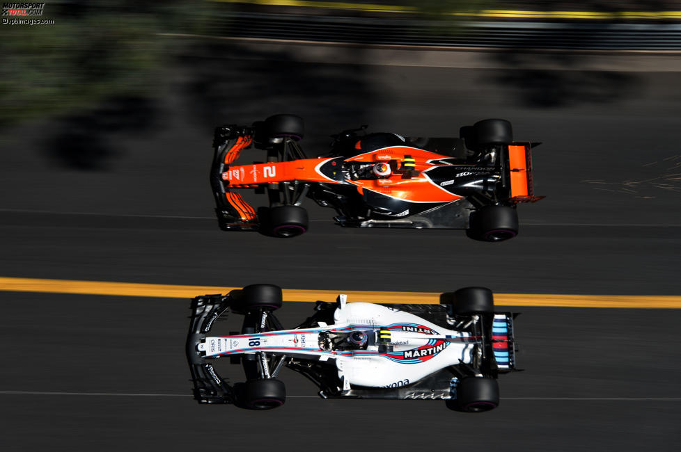 Lance Stroll (Williams) und Stoffel Vandoorne (McLaren) 
