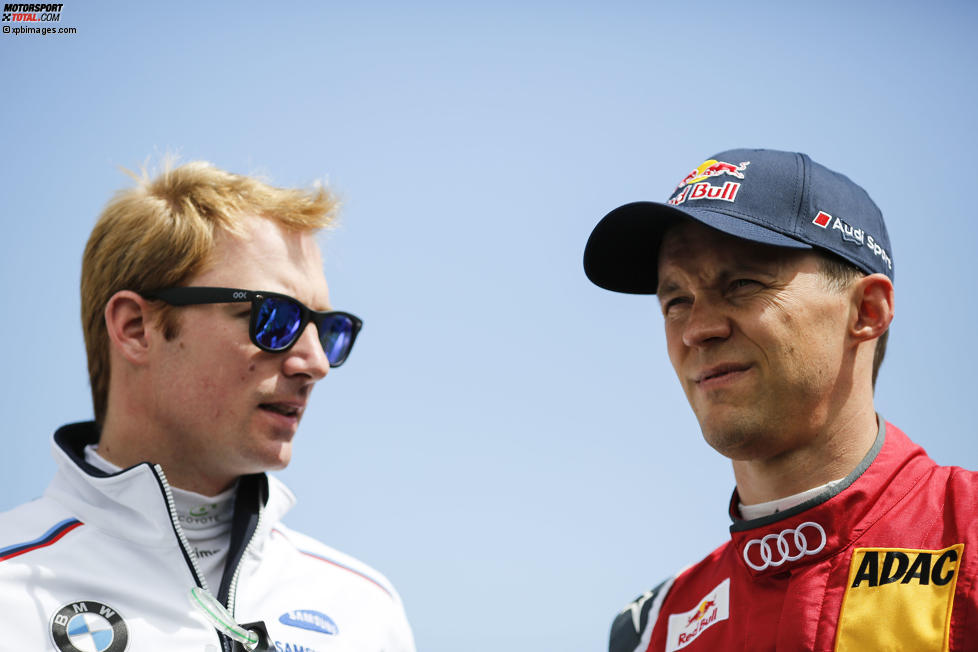 Maxime Martin (RBM-BMW) und Mattias Ekström (Abt-Audi) 
