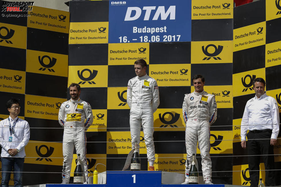 Timo Glock (RMG-BMW), Paul di Resta (HWA-Mercedes 2) und Bruno Spengler (RBM-BMW) 