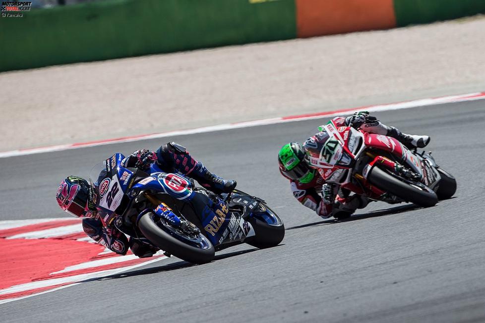 Alex Lowes vor Eugene Laverty 