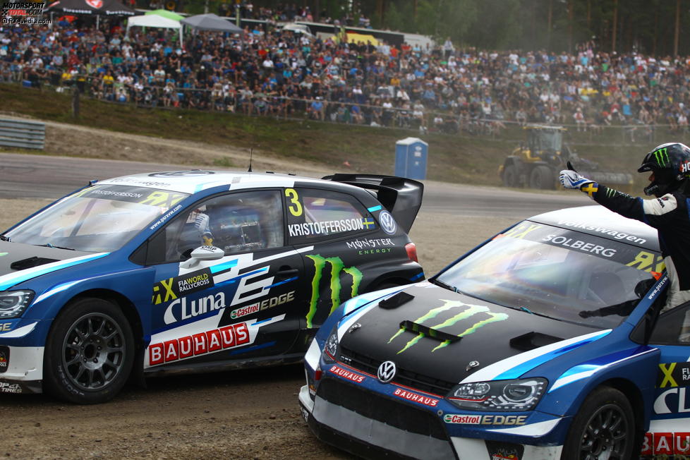 Johan Kristoffersson und Petter Solberg 