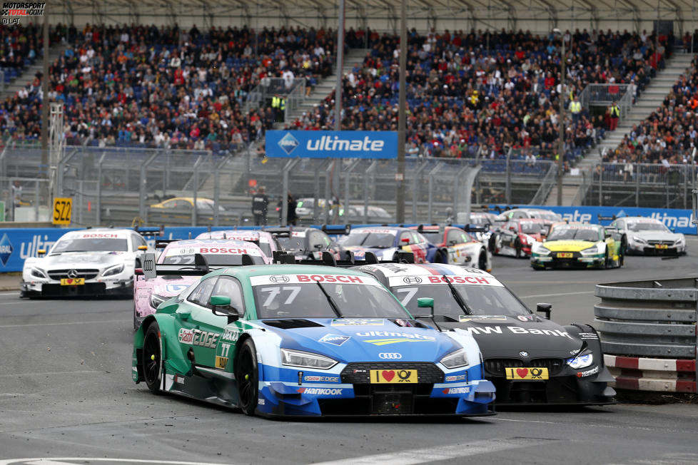 Loic Duval (Phoenix-Audi) und Bruno Spengler (RBM-BMW) 