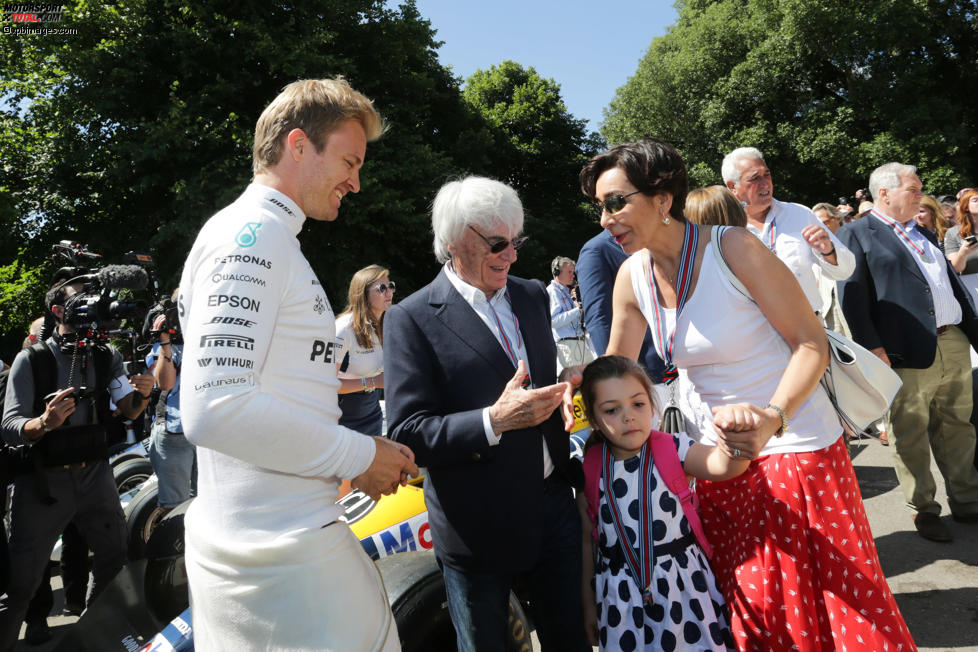 Nico Rosberg und Bernie Ecclestone 