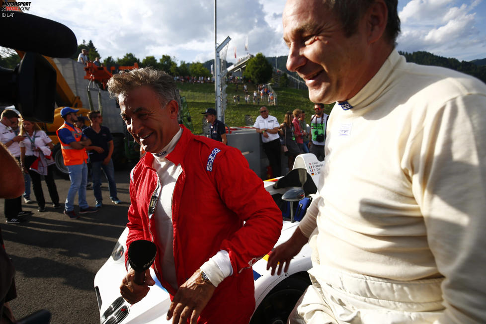 Jean Alesi und Gerhard Berger 