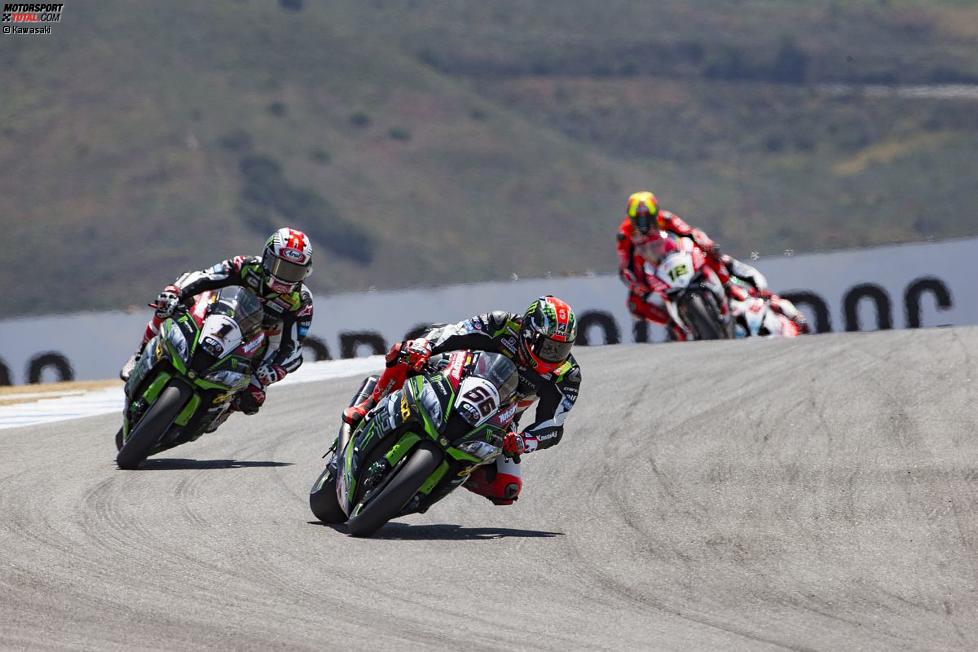 Tom Sykes vor Jonathan Rea 