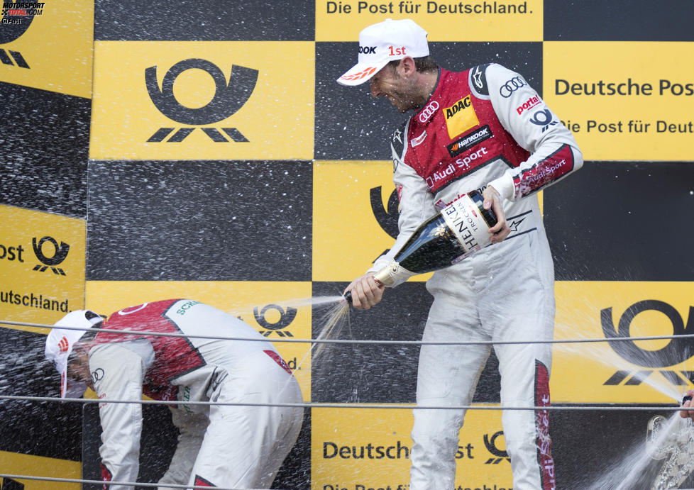 Mike Rockenfeller (Phoenix-Audi) und Rene Rast (Rosberg-Audi)