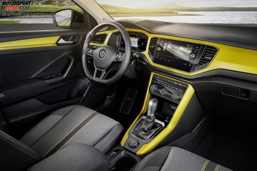 Innenraum und Cockpit des Volkswagen T-Roc 2017
