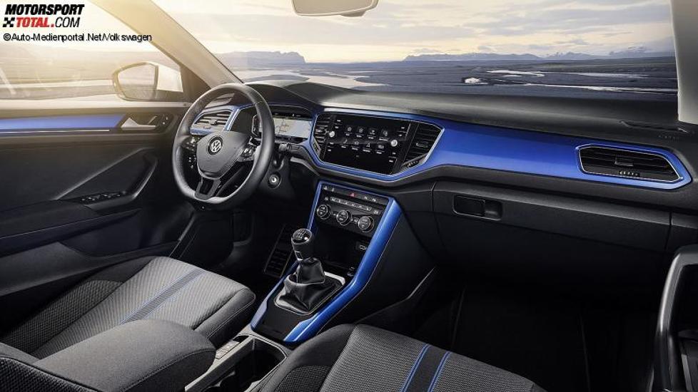 Innenraum und Cockpit des Volkswagen T-Roc 2017