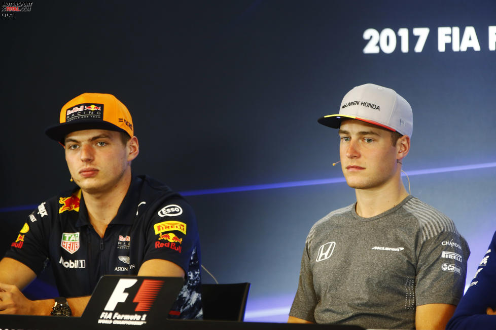 Max Verstappen (Red Bull) und Stoffel Vandoorne (McLaren) 