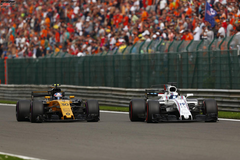Felipe Massa (Williams) und Jolyon Palmer (Renault) 