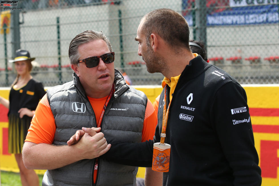 Zak Brown und Cyril Abiteboul 