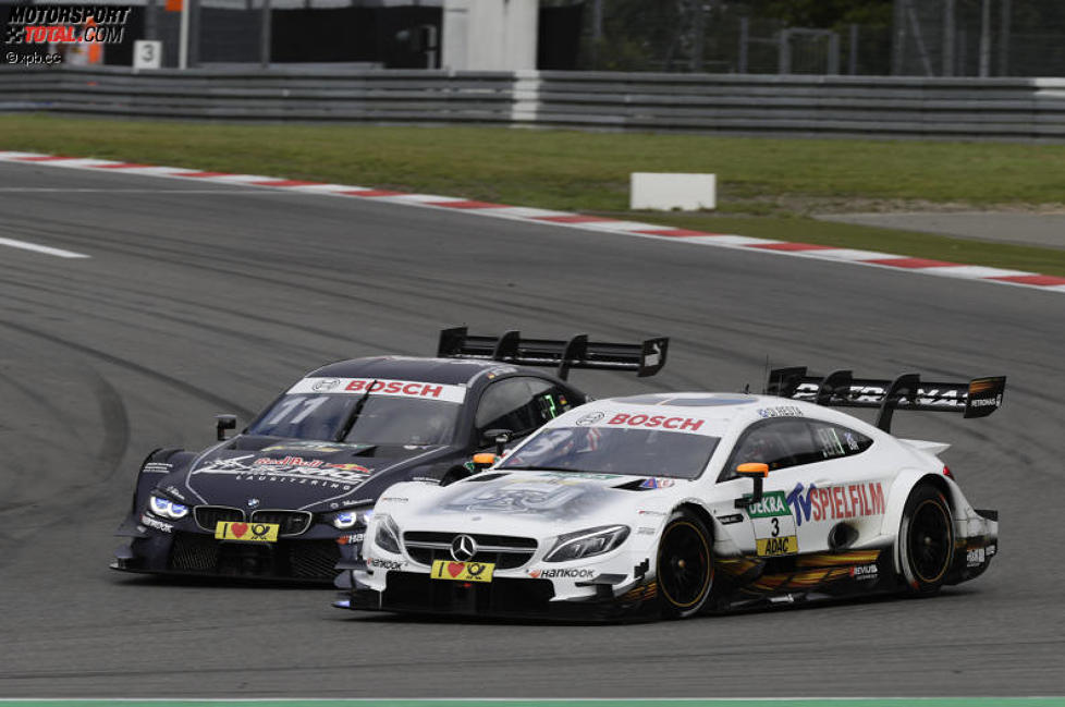 Marco Wittmann (RMG-BMW) und Paul di Resta (HWA-Mercedes 2) 