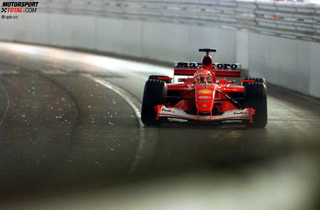 Mit dem F2001 hat Michael Schumacher seinen letzten Monaco-Sieg gefeiert. Klicken Sie sich jetzt durch seine Ferrari-Jahre 1996 bis 2006!