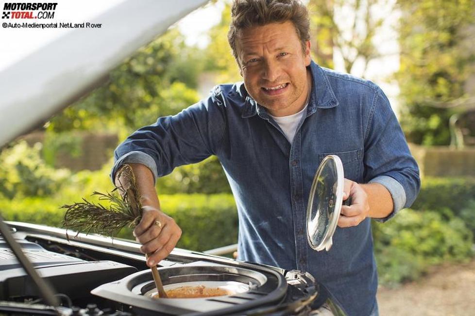 Land Rover Discovery von Starkoch Jamie Oliver: Schongarer im Motorraum 