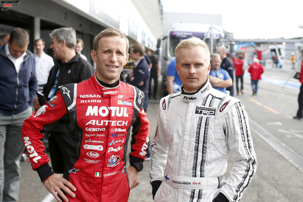 Ronnie Quintarelli und Heikki Kovalainen 