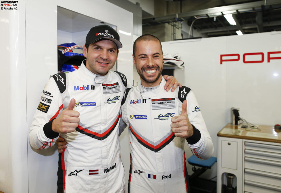 Frederic Makowiecki  und Richard Lietz (Porsche) 