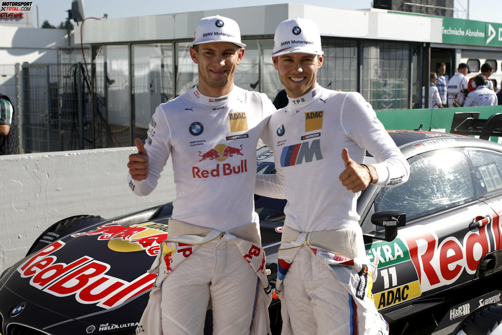 Marco Wittmann (RMG-BMW) und Tom Blomqvist (RBM-BMW) 